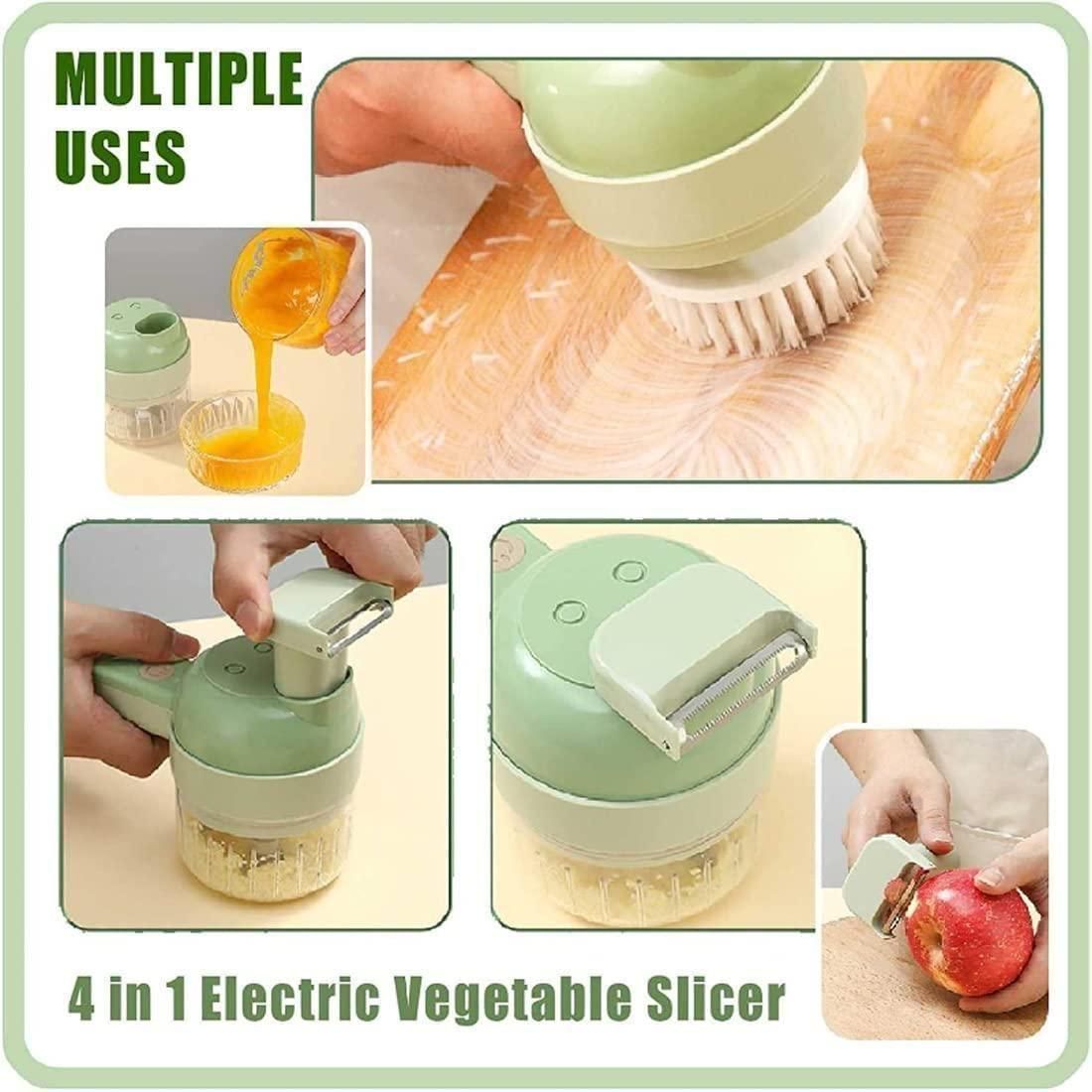 Electric Vegetable Cutter Set.