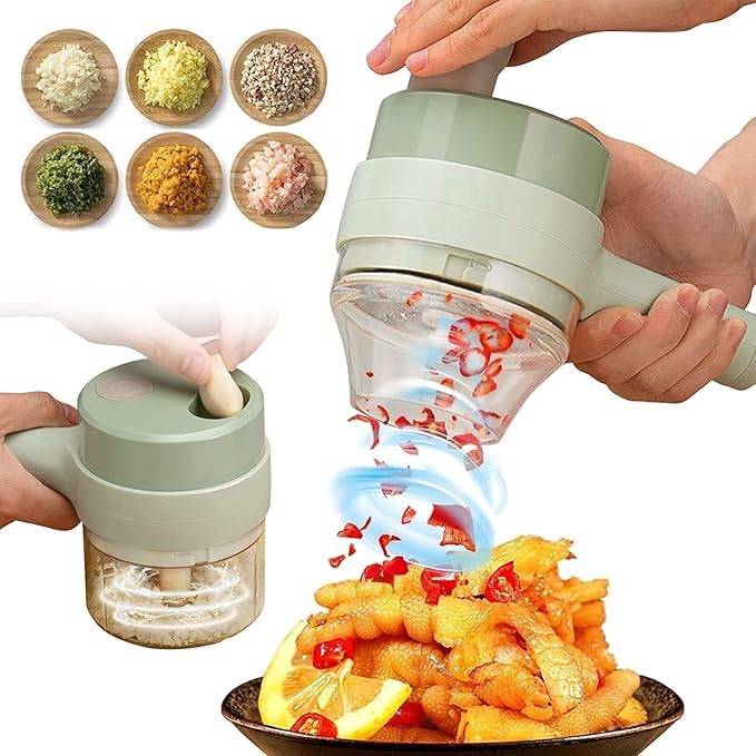 Electric Vegetable Cutter Set.