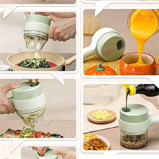 Electric Vegetable Cutter Set.