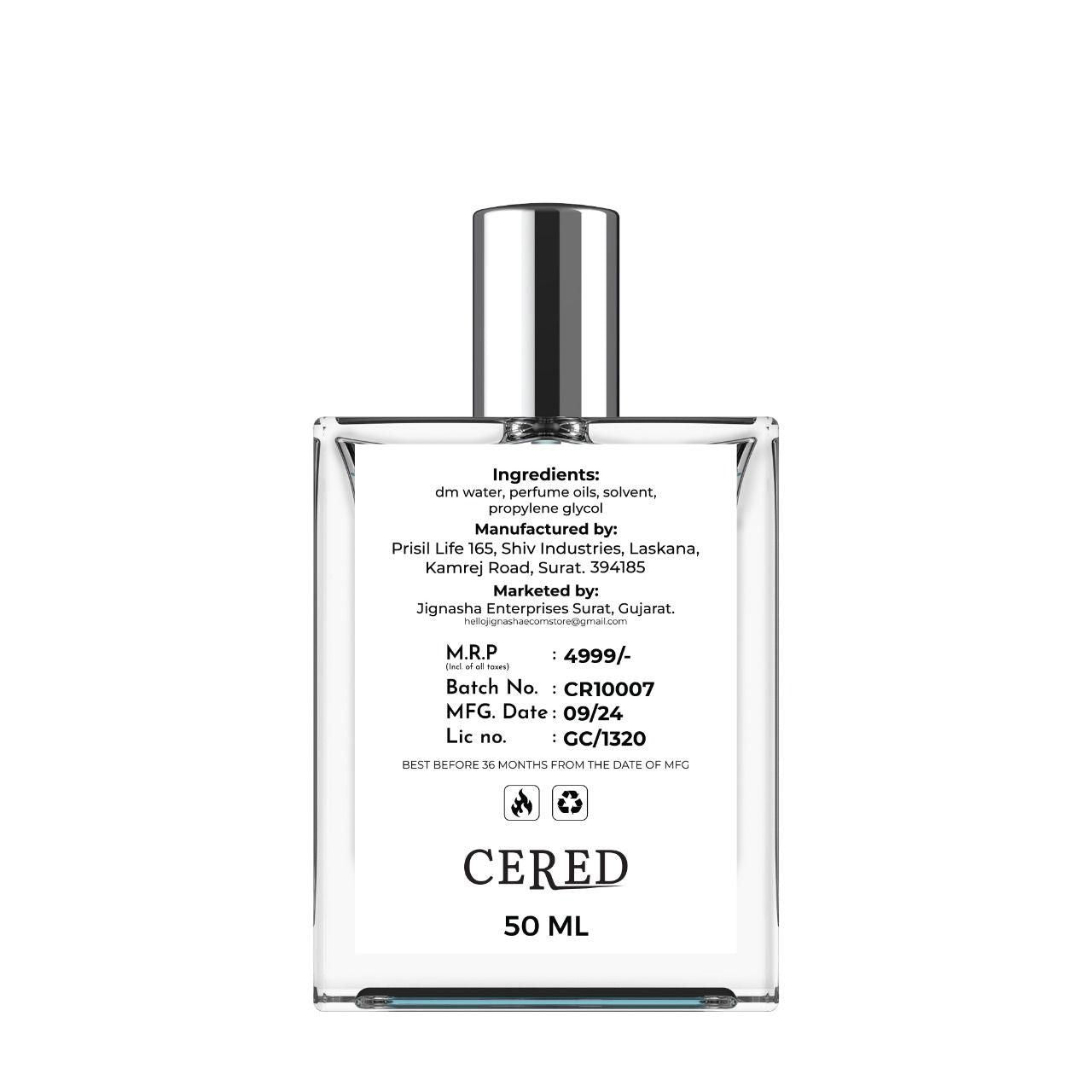 CERED Aventus Perfume.