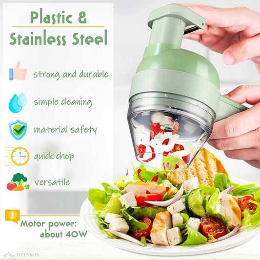 Electric Vegetable Cutter Set.